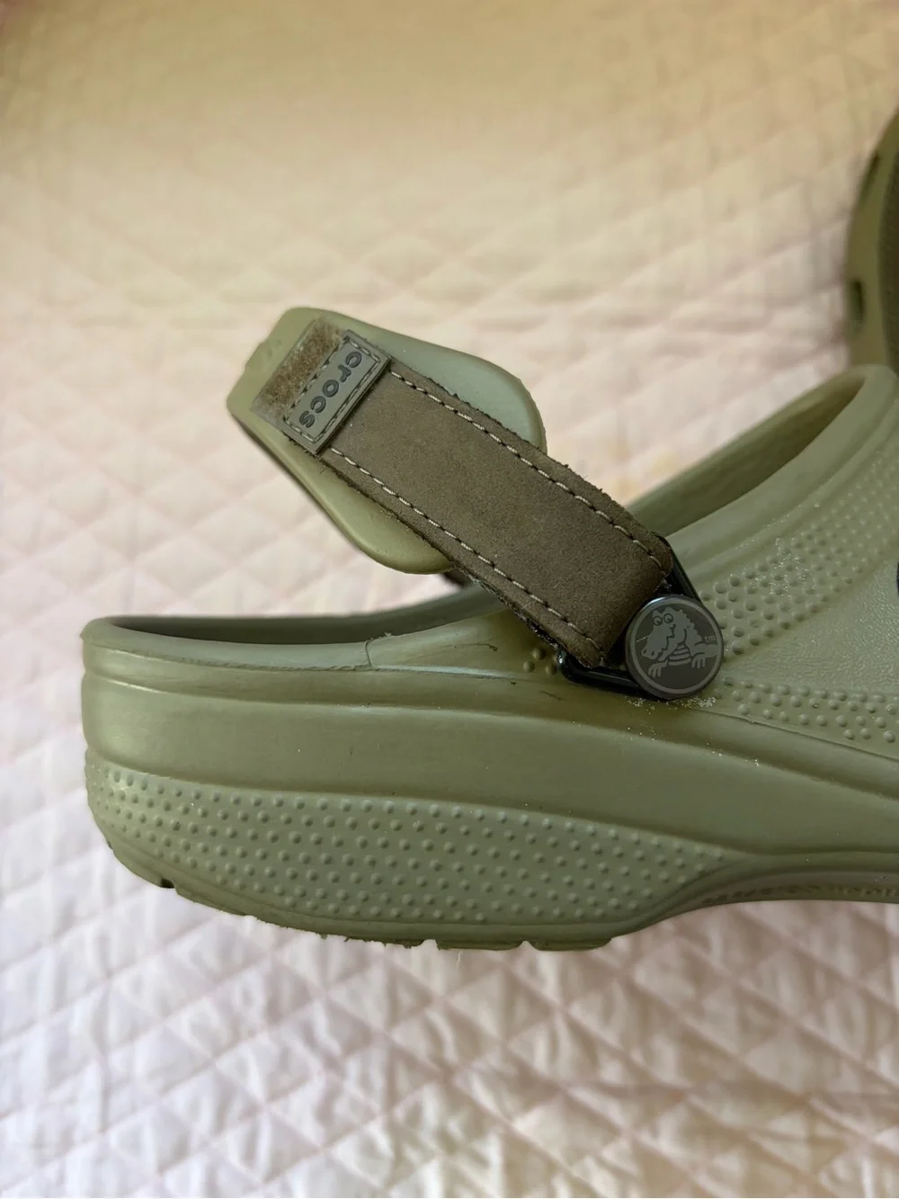CROCS Men's  Brown Slip-On Clog with Back Strap Sz 12